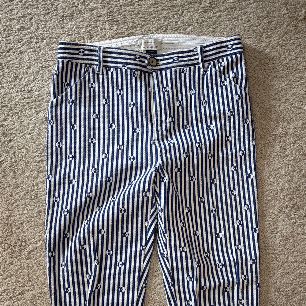 Anthropologie Striped pants